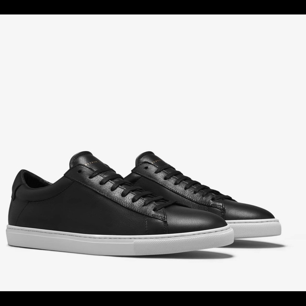 Oliver Cabell Low 1 black leather sneakers size 37